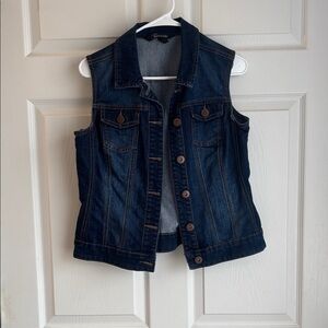 Baccini Blue Denim Vest